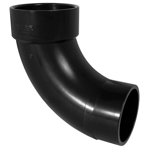 4 inch ABS DWV Plastic Fitting 90 degree Long Turn Street Elbow Spg x H