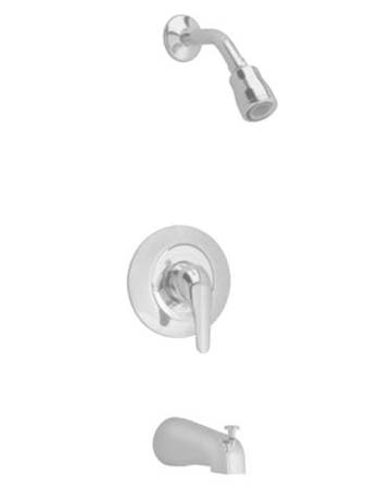 American Standard T675.508.295 Colony Soft Bath/Shower Trim Kit With Flowise Water Saving Showerhead - Satin Nickel