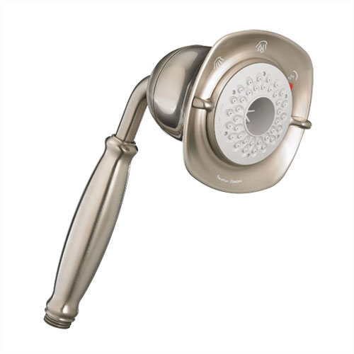 American Standard 1660.843.295 FloWise Square 3 Function Water Saving Hand Shower - Satin Nickel