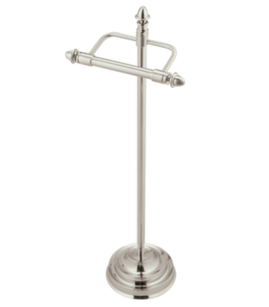 Moen DN4150BN Creative Specialties Stockton Free-Standing Paper Holder - Brushed Nickel