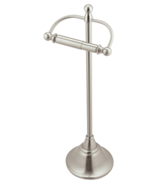 Moen DN6850BN Creative Specialties Sage Free-Standing Paper Holder - Brushed Nickel