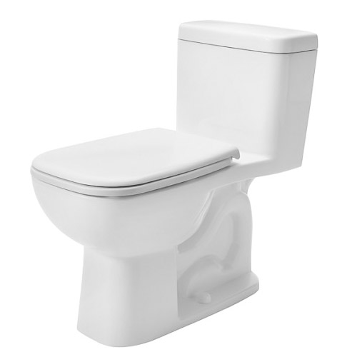 Duravit 0113010001 D-Code One Piece Toilet with Left Trip Lever - White