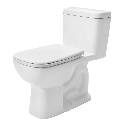 Duravit 0113010082 D-Code One Piece Toilet with Right Trip Lever - White
