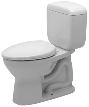 Duravit D1301800 Duraplus Elongated Toilet - White