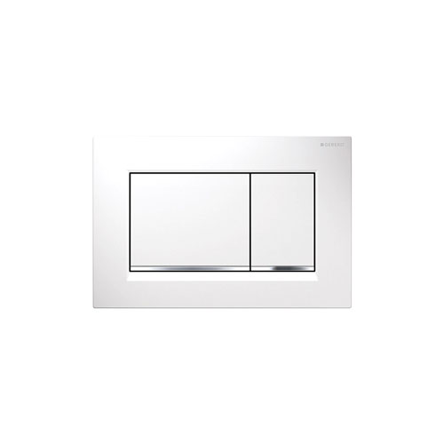 Geberit 115.883.KJ.1 SIGMA30 Dual-Flush Actuator Plate - Polished Chrome