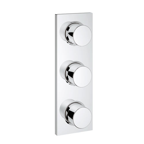 Grohe 27625 000 Triple Volume Control Trim - Chrome