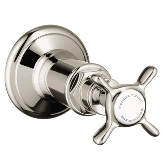 Hansgrohe 16873831 Axor Montreux Volume Control Trim with Cross Handle - Polished Nickel