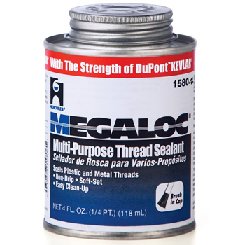 Oatey Hercules 15804 Megaloc Thread Sealant - 1/4 Pint