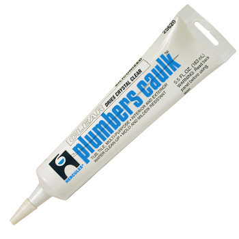 Oatey Hercules 25620 5.5 Fl Oz Plumbers Caulk - Clear