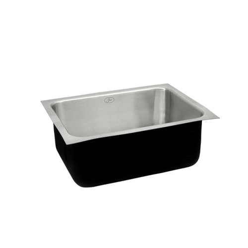 Just Manufacturing US-1618-A Stylist Single Bowl 18 Gauge Undermount Sink - Stainless Steel