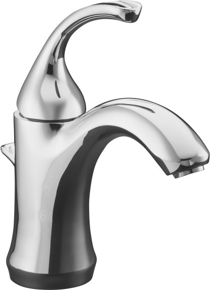 Kohler K-10215-4-CP Forte Single-Control Lavatory Faucet - Polished Chrome