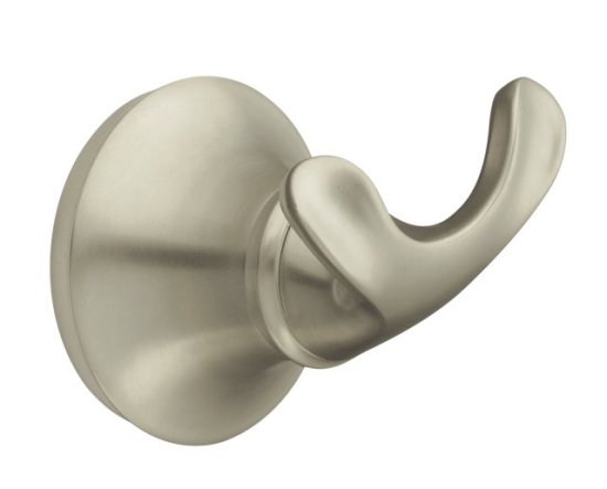 Kohler K-11375-BN Forte Sculpted Robe Hook - Brushed Nickel