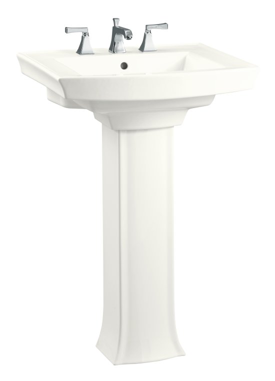 Kohler K-2359-8-0 Archer Pedestal Lavatory with 8