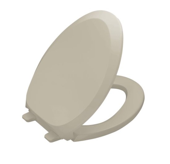 Kohler K-4713-G9 French Curve Elongated Toilet Seat and Lid - Sandbar