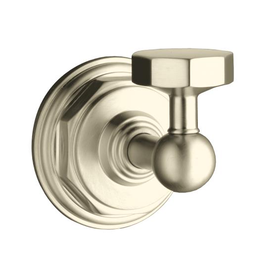 Kohler K-13113-BN Pinstripe Robe Hook - Brushed Nickel