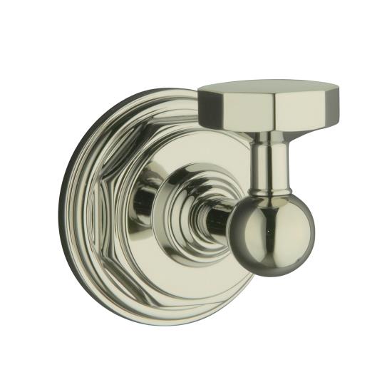 Kohler K-13113-SN Pinstripe Robe Hook - Polished Nickel