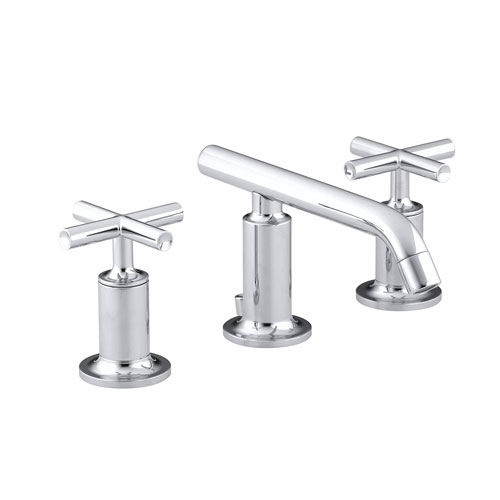 Kohler K-14410-3-CP Purist Widespread Lavatory Faucet - Polished Chrome