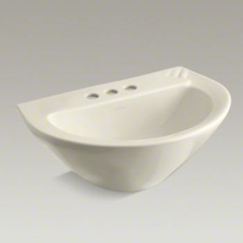 Kohler K-2176-4-47 Parigi Pedestal Sink Basin with 4