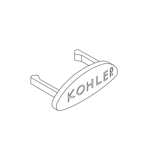 Kohler K-79632-CP Plug Button and Screw Kit - Chrome