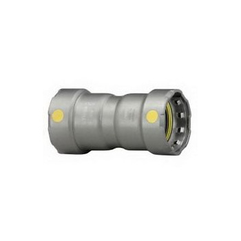 Viega MegaPressG 25011 1 in Carbon Steel Coupling with Stop