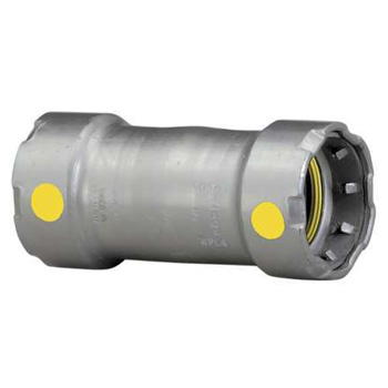 Viega MegaPressG 25056 2 in P X P Carbon Steel Coupling