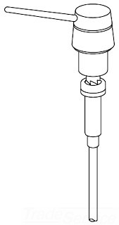 Moen 96469 Liquid Dispenser Pump and Head Assembly - Chrome