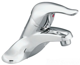 Moen L64601 Chateau Single Handle Centerset Lavatory Faucet Less Drain - Chrome