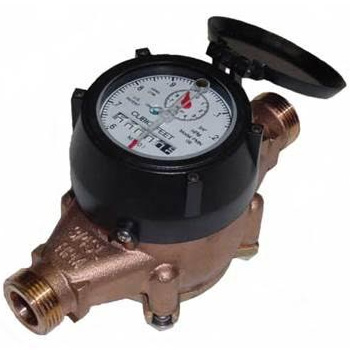 Zenner PPD02 Nitro MultiJet 5/8 in x 3/4 in Residential Water Submeter