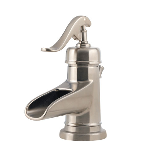 Pfister LG42-YP0K Ashfield Single Handle Centerset Lavatory Faucet - Brushed Nickel