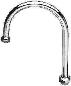 T&S Brass 132X Swivel Gooseneck Spout - Chrome