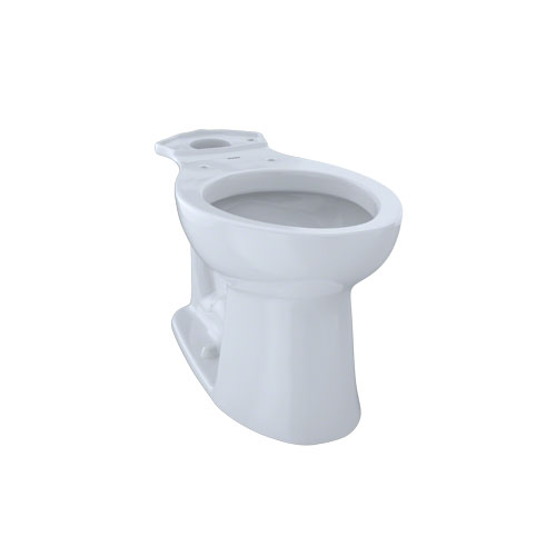 Toto C244EF#01 Entrada Universal Height Elongated Toilet Bowl - Cotton White