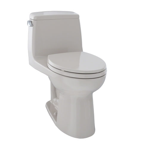 Toto MS854114S#12 UltraMax One-Piece Elongated 1.6 GPF Toilet - Sedona Beige