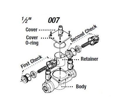 Watts RK007-T 1/2