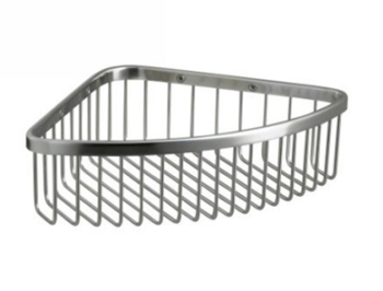 Kohler K-1897-S Large Corner Shower Basket - Polished Stainless