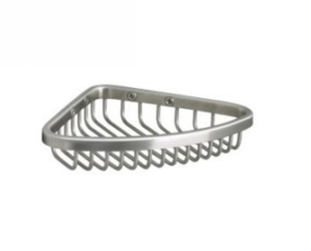 Kohler K-1898-BS Small Corner Shower Basket - Brushed Stainless