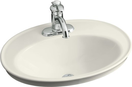 Kohler K-2075-1-96 Serif Self-Rimming Lavatory - Biscuit