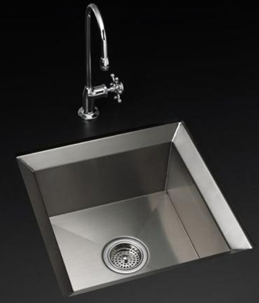 Kohler K-3161-NA Poise Undercounter Entertainment Sink - Stainless Steel