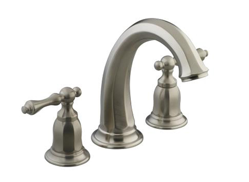 Kohler K-T13494-4-BN Double Handled Deck-Mounted Bath Faucet Trim - Brushed Nickel