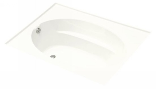 Kohler K1114GWH Windward 6' Bubble Massage Bath - White