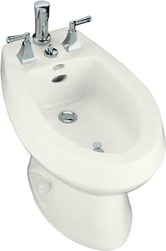 Kohler K-4854-0 San Tropez Bidet With Vertical Spray - White