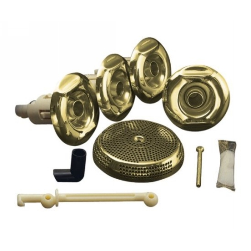 Kohler K-9694-PB Flexjet Whirlpool Trim Kit With Four Jets - Vibrant Polished Brass