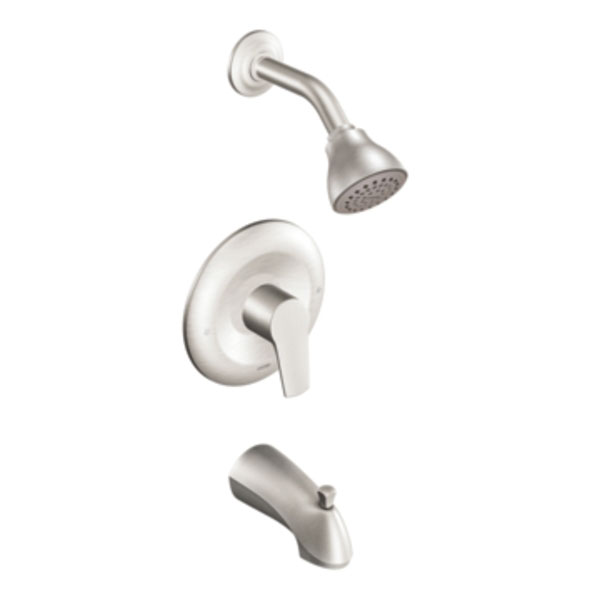 Moen T2803BN Method Posi-Temp(R) Single Handle Tub/Shower Trim - Brushed Nickel